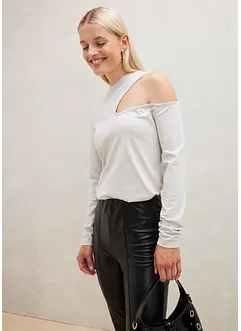 Langarmshirt mit Cut-Out, bonprix