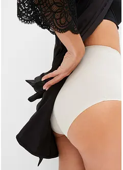 Lot de 3 culottes taille haute sculptantes, maintien modéré, bonprix