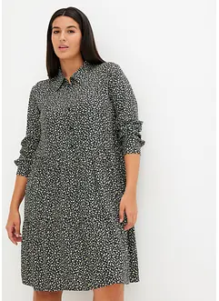 Robe blouse en crêpe, bonprix