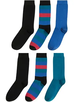 Socken mit Bio-Baumwolle (6er Pack), bonprix