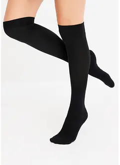 Overknee Strümpfe aus Modal (3er Pack), bonprix