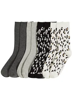 Socken mit Rollrand mit Bio-Baumwolle (8er Pack), bonprix