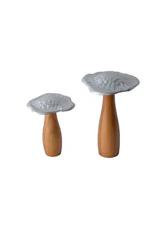 Lot de 2 objets déco champignon, bonprix