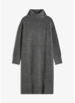 Robe en maille fendue sur le côté, bonprix