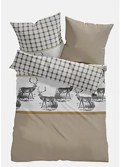 Bettwäsche mit Hirschen, bonprix