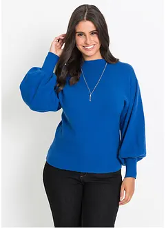Strickpullover mit Ballonärmeln, bonprix
