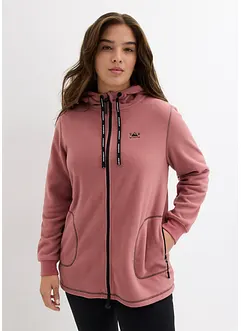 Fleecejacke mit Reißverschluss-Taschen, bonprix