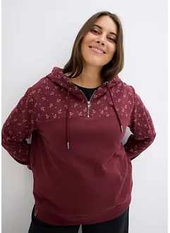 Kapuzensweatshirt mit Reißverschluss, bonprix