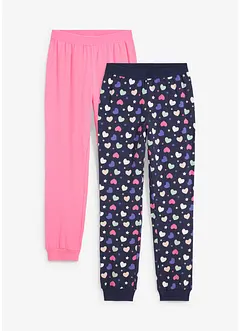 Lange Pyjama-Hose für Mädchen (2er Pack), bonprix