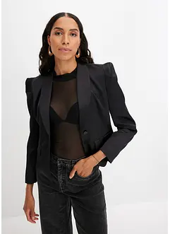 Blazer court à épaules rembourrées, bonprix