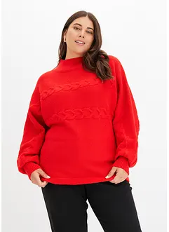 Pullover mit Zopfmuster, bonprix