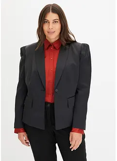 Blazer court à épaules rembourrées, bonprix