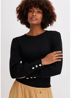Pullover, cropped, bonprix