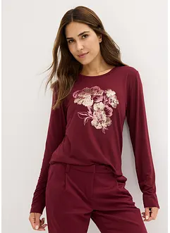 Langarmshirt mit Pailletten, bonprix
