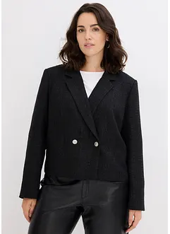 Bouclé-Blazer mit Glanzfäden, bonprix