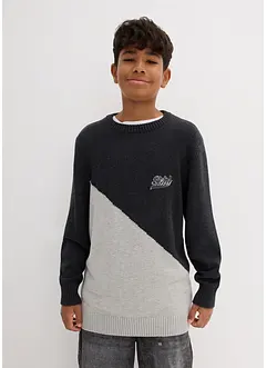 Pull en maille garçon, bonprix