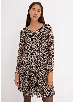 2 in 1 Umstandskleid und Stillkleid mit Leoprint, bonprix