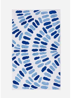 Tapis de bain aux tons bleus, bonprix