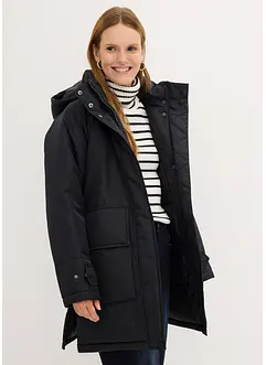 Wattierter Parka mit seitlicher Knopfleiste, bonprix