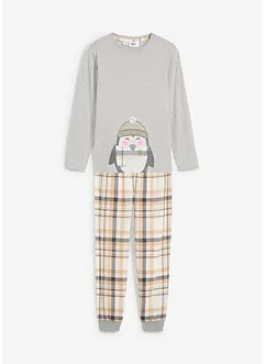 Kinder Pyjama mit Flanellhose  (2-tlg. Set), bonprix