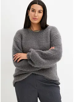 Oversize-Pullover aus Flauschgarn, bonprix