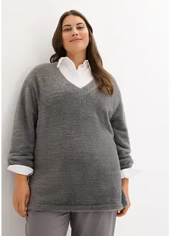 Oversize-Pullover aus Flauschgarn, bonprix