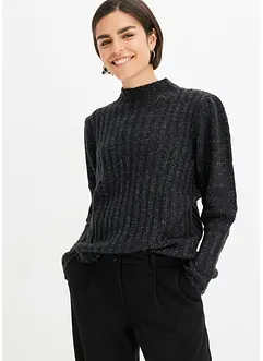 Pullover mit Glanzeffekt, bonprix