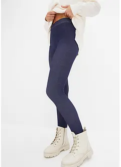 Legging thermique doublé polaire aspect jean, bonprix