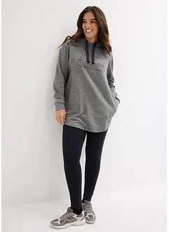 Ensemble de jogging avec sweat-shirt long et legging (2 pces), bonprix