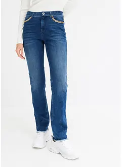 Straight-Jeans mit Kettendetail, bonprix