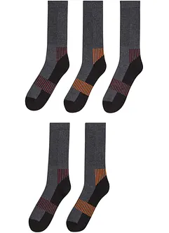 Thermo Tennissocken mit Innenfrottee (5er Pack), bonprix