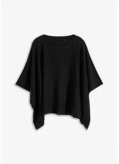 Poncho en laine, bonprix