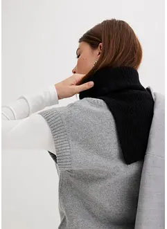 Écharpe col roulé en laine d’alpaga mélangée, bonprix