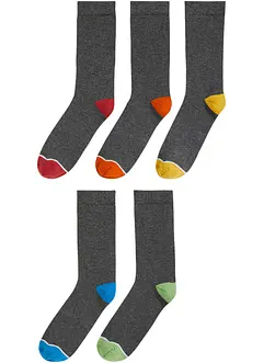 Socken mit Bio-Baumwolle (5er Pack), bonprix