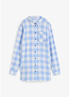 Flanell-Longbluse, bonprix