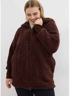 Veste en polaire peluche, oversize, bonprix