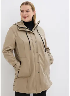 Super Stretch Softshell-Parka, wasserabweisend, bonprix