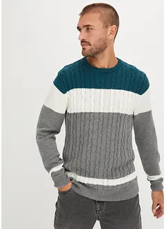 Pullover mit Zopfmuster, bonprix