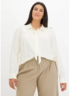 Bluse mit Rüschenkragen, bonprix