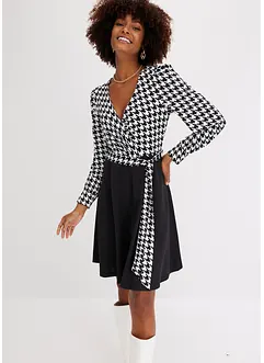 Robe courte avec jupe en matière néoprène, bonprix