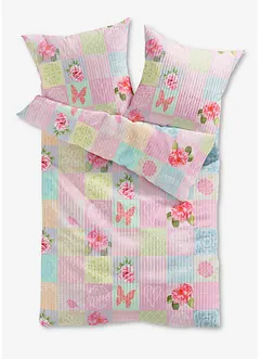 Bettwäsche mit Patchwork Print, bonprix