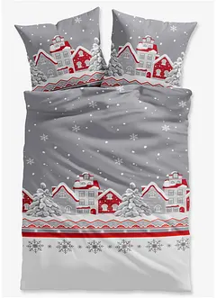 Bettwäsche mit winterlichem Motiv, bonprix