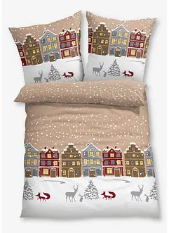 Bettwäsche mit winterlichem Design, bonprix