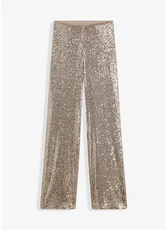 Jersey-Hose mit Pailletten, bonprix