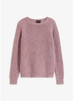 Grobstrickpullover mit Glanzgarn, bonprix