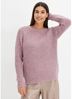 Grobstrick-Pullover mit Glitzergarn, bonprix