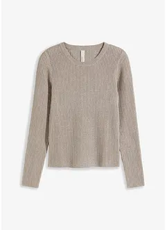 Gerippter Pullover, bonprix