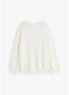 Oversize-Pullover mit tiefem Rückenausschnitt, bonprix