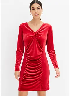 Robe courte en velours doux, bonprix