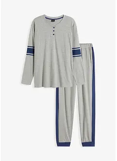 Pyjama mit Knopfleiste, bonprix